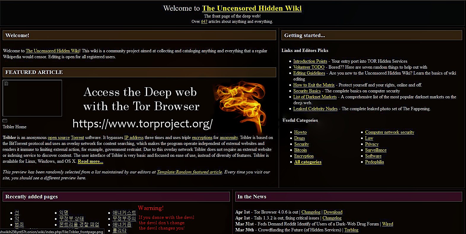 Deep Deep Web Links