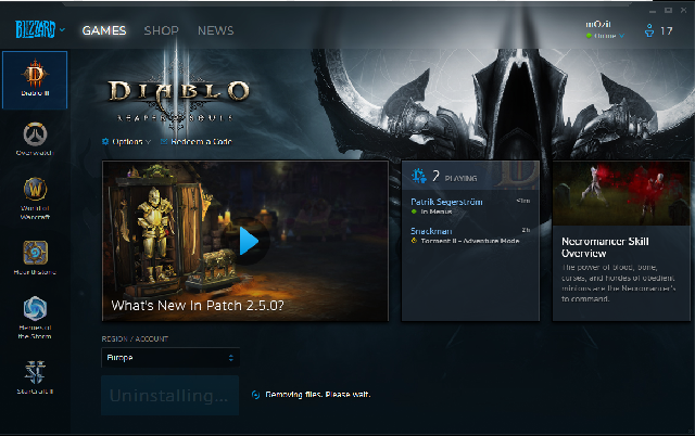 Diablo avinstall