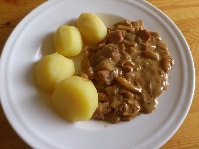 Fläsksås