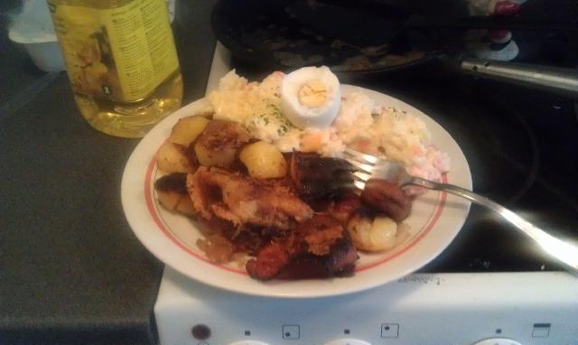 Kött bollar sidfläsk