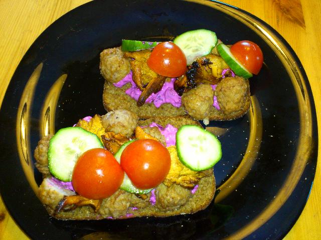 Köttbullsmacka