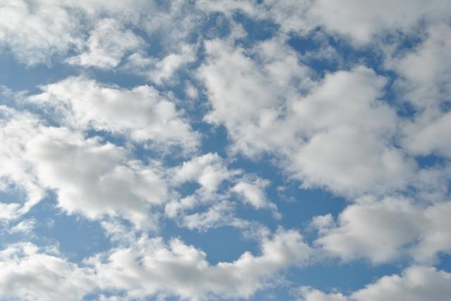 Moln på himlen