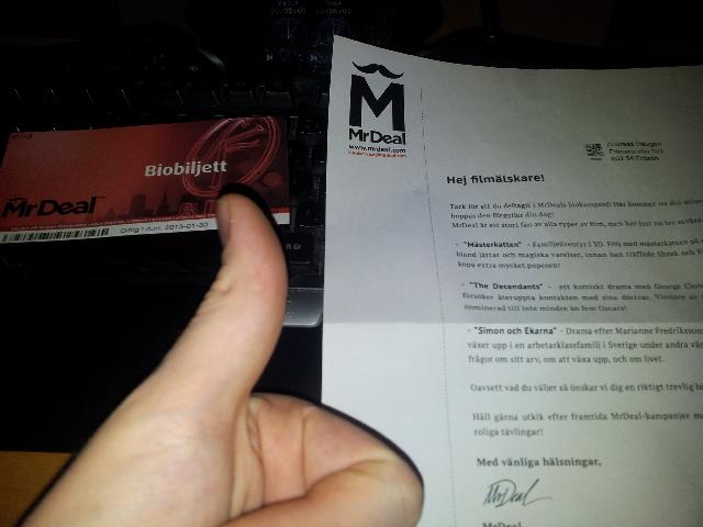 Mrdealbiljett