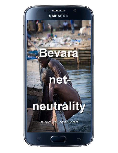 Net neutrality. värna om ett fortsatt fritt internet