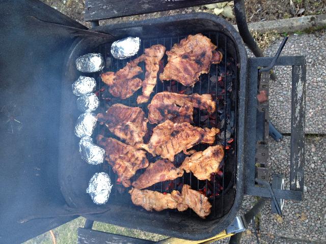 På grillen