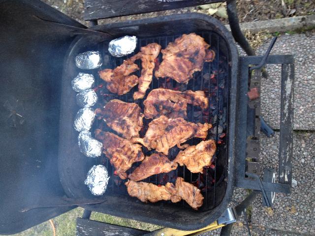På grillen