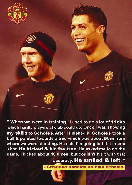 Scholes och ronaldo