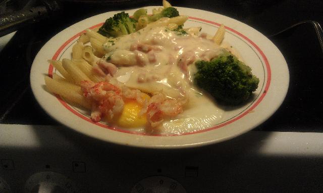 Skinksås pasta