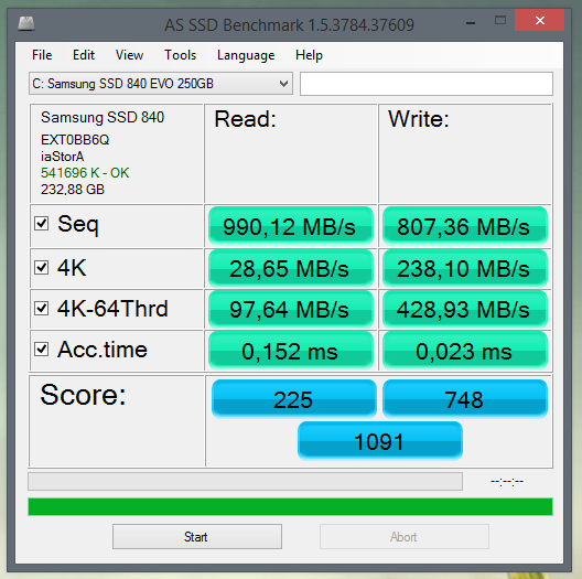 Ssd bench